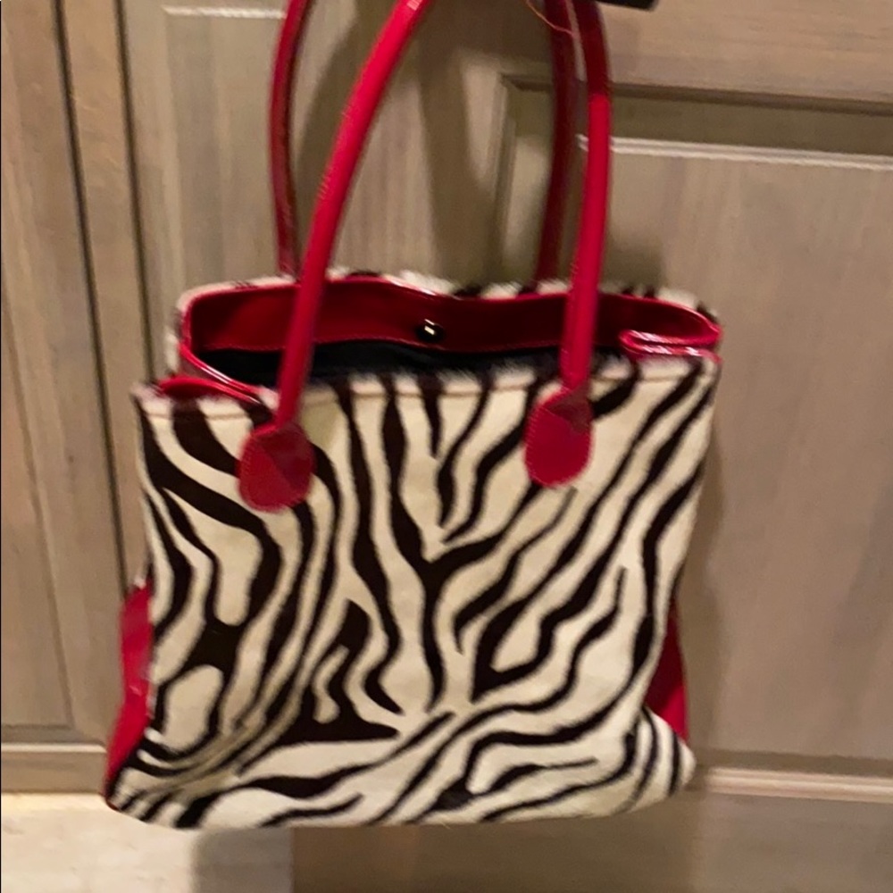 Patent handbag